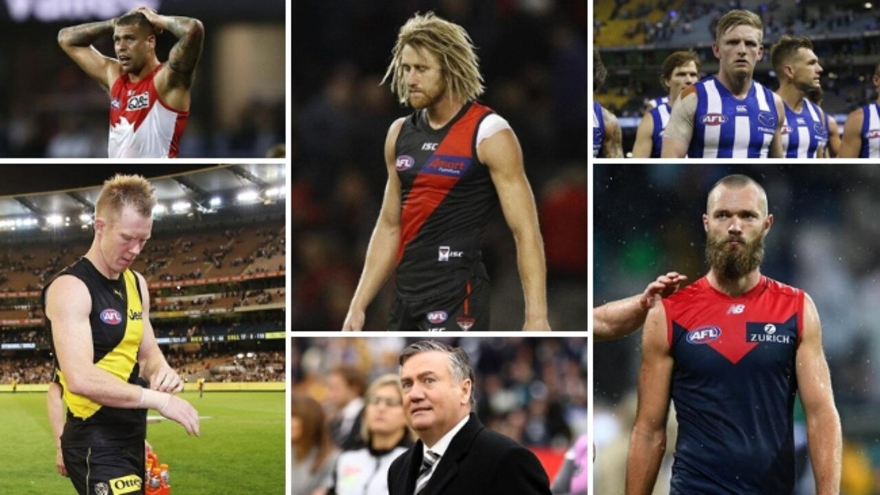 It was a forgettable round for Sydney, Essendon, Richmond, North Melbourne, Melbourne and Collingwood president Eddie McGuire.