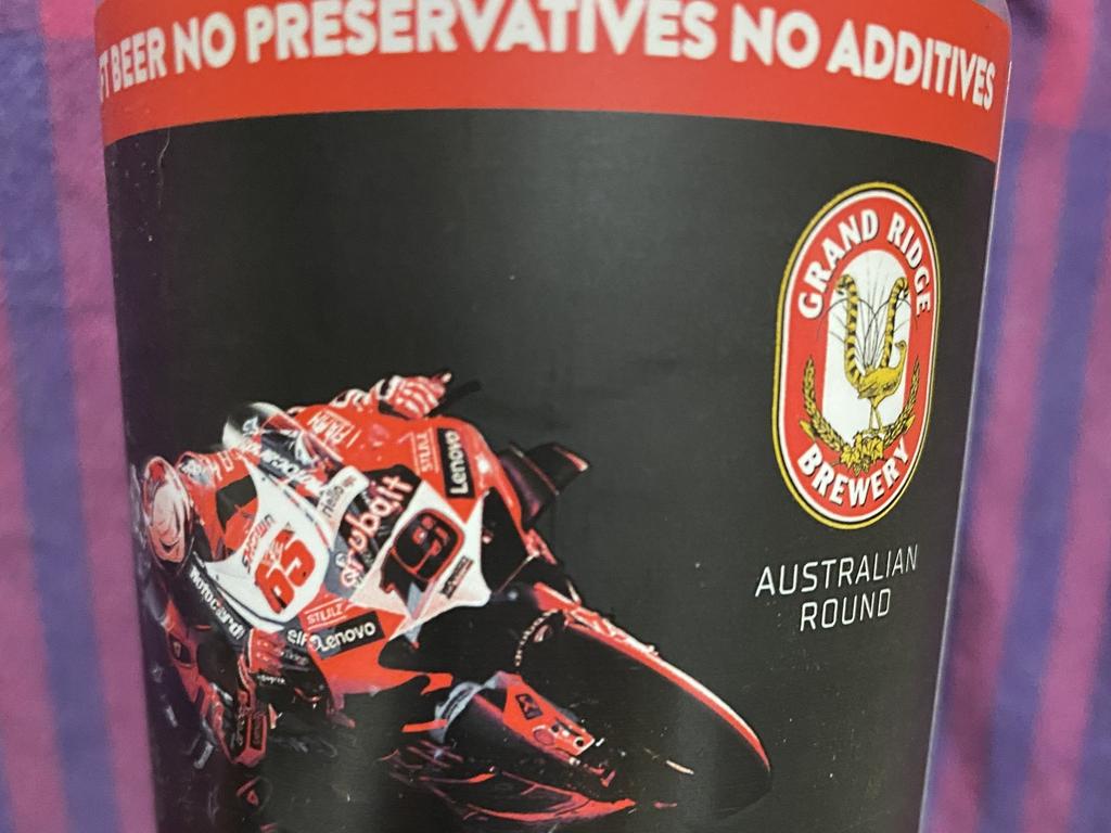 Grand Ridge Brewery, based in Mirboo North, brewed a World Superbike pilsner for the 2023 round at Phillip Island. Picture: Supplied