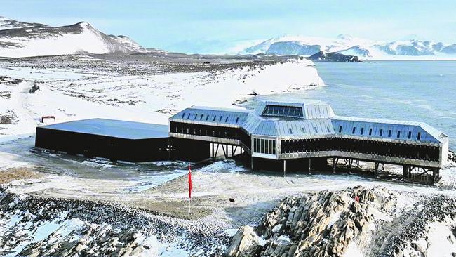 Photo depicting the opening ceremony marking the launch of the China’s Qinling Station in Antarctica.