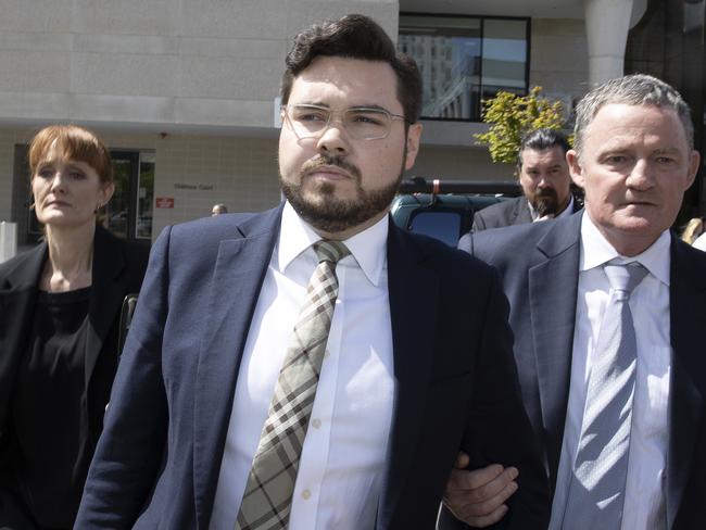 Bruce Lehrmann, pictured outside the Magistrates Court in Canberra in 2022. Picture: Gary Ramage