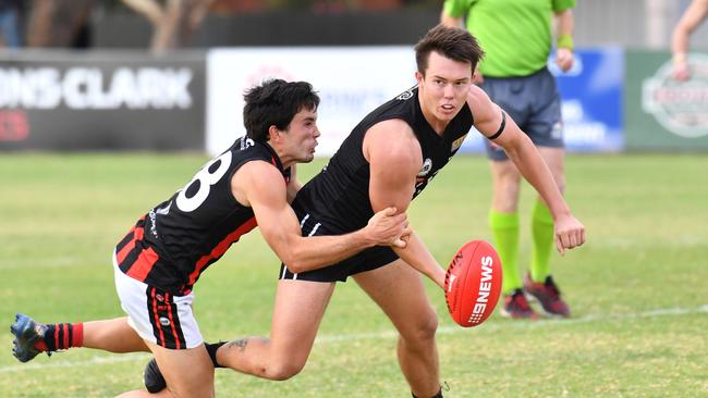 Trent Heffernan will be back in the black and white this season after spending 2020 with Nuriootpa. Picture: AAP/Keryn Stevens