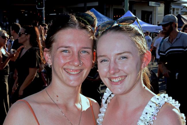 Taylah and Allanah Lawson at Chirn Park Street Festival. Picture: Regina King