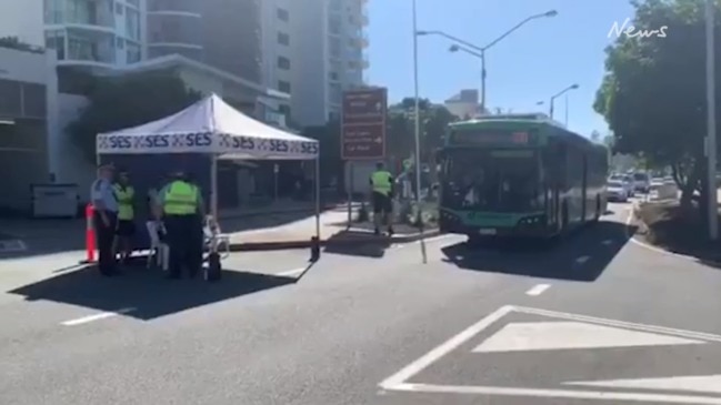 Huge queues at Queensland border