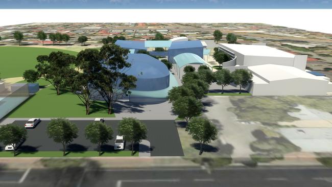 Plans for the new McAuley Community School. Picture: Swanbury Penglase