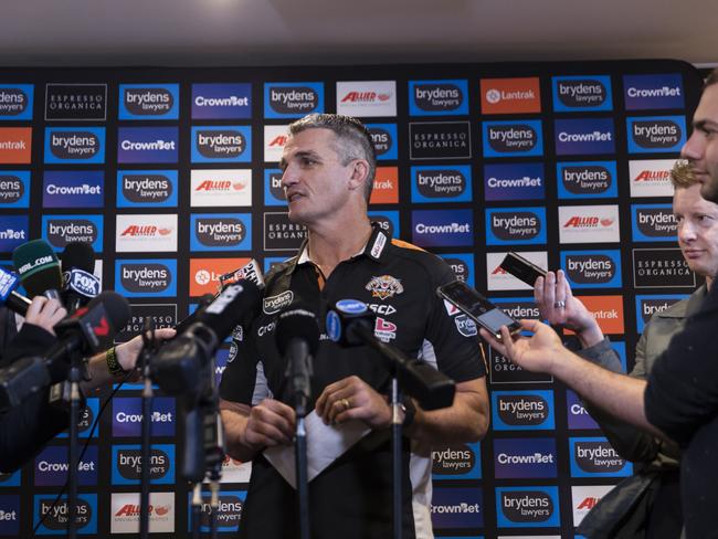 Wests Tigers coach Ivan Cleary won’t be leaving the club. Picture: Getty Images