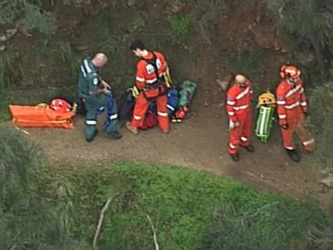 A 48-year-old Houghton man has died after falling more than 100 metres off a cliff while hiking on the First Falls Walking Track in the Morialta Conservation Park. Picture 7NEWS