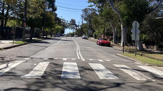 A photo of Longueville Rd, which was seen largely car free during Sunday.