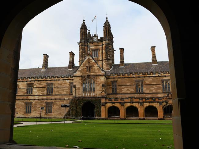 The University of Sydney has initiated an ‘immediate inquiry’ into the incident. Picture: NCA NewsWire/Bianca De Marchi