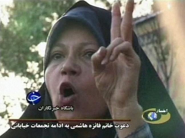 Faezeh Hashemi Rafsanjani, daughter of former president Akbar Hashemi Rafsanjani, has spoken up for female protesters.