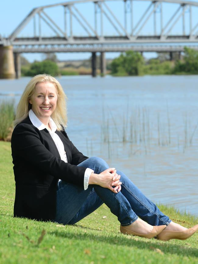 Hammond independent candidate Airlie Keen at Sturt Reserve, in Murray Bridge. Picture: Michael Marschall