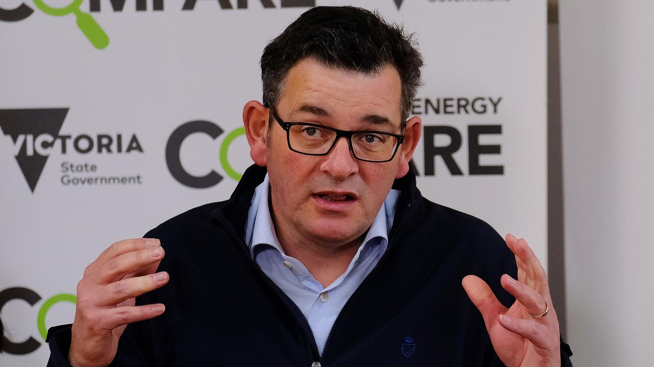 Premier Dan Andrews confirmed a second round of the Power Saving Bonus after his Government’s successul re-election in November. Picture: NCA NewsWire/Luis Enrique Ascui