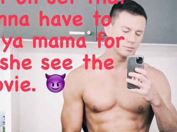 Channing Tatum posts stark naked selfie