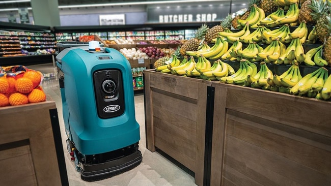 The AI-powered robot X4 ROVR will soon be sweeping through major supermarkets in Melbourne.