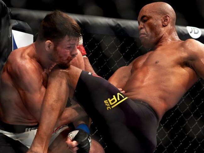 Anderson Silva Georges St-Pierre Michael Bisping Fight | News.com.au ...