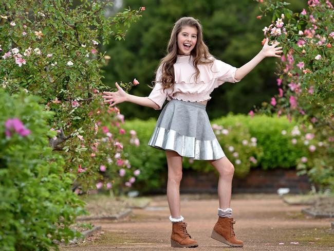 Sara Petrovski, 11, was named the winner of the last Parravision. Pictures: Troy Snook