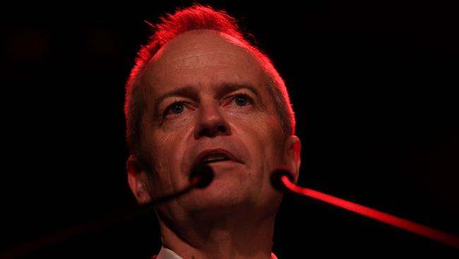 Opposition Leader Bill Shorten at the launch of Labor's National Cultural Policy at the Esplenade Hotel in Melbourne. Picture: AAP/Lukas Coch