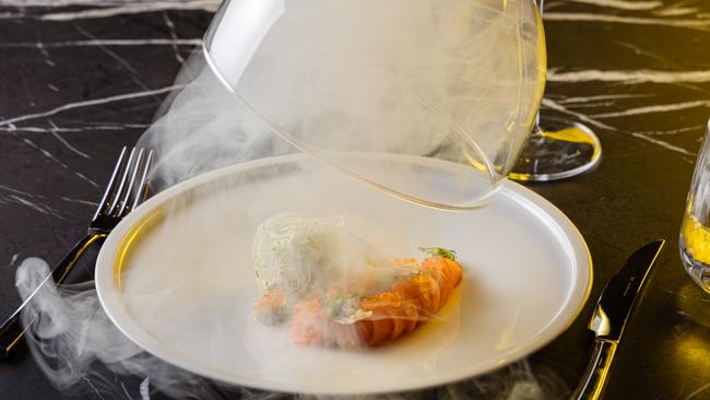 Smoke is a big theme at this restaurant, writes Simon.