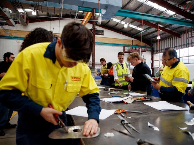 Young people are favouring trades, mining and agriculture over tourism – primarily due to better pay. Picture: NewsWire / Nikki Short