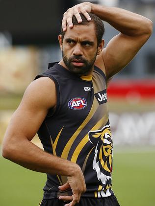 Chris Yarran at Richmond training. Picture: Wayne Ludbey