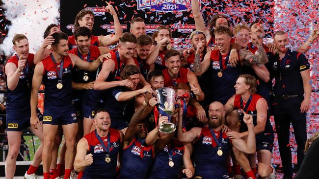 Melbourne was just too good in last year’s AFL grand final. (Photo by Michael Willson/AFL Photos via Getty Images)