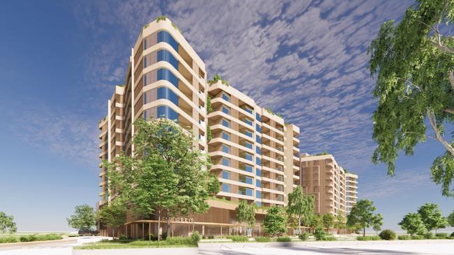 Fairfield & Co build to rent project in Idalia. Picture: Geon.