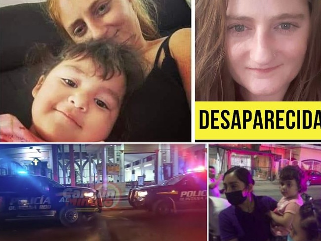 Photos of Adelynn went viral on social media after she was dumped at a church in Cancun. Once she was identified, photos of her mum Tahnee Shanks went viral as a missing person search began.