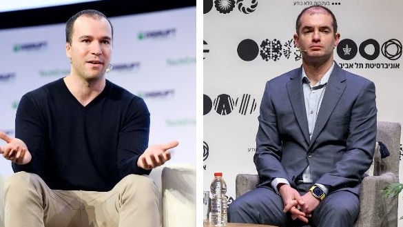 OpenAI co-founders Greg Brockman, president, left, and chief scientist Ilya Sutskever backed Altman to lead the company instead of Musk.