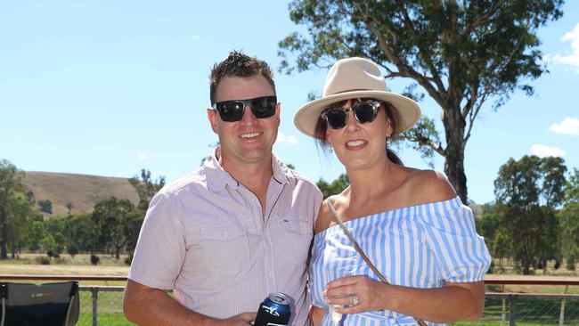 ALEXANDRA, AUSTRALIA - MARCH 16 2024 Andrew and Darren Wood attend the 2024 Alexandra Picnic Cup Picture: Brendan Beckett