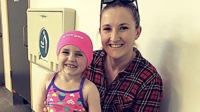 Launceston NDIS team leader Mariah Cornick with daughter Billie. Picture: Supplied