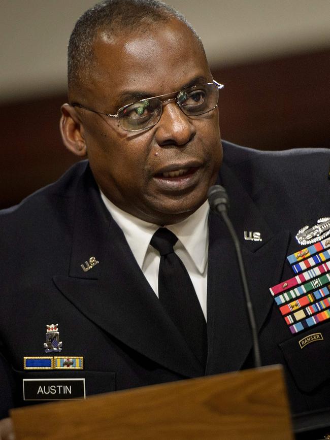 Joe Biden’s incoming defence secretary, Army General Lloyd Austin. Picture: AFP