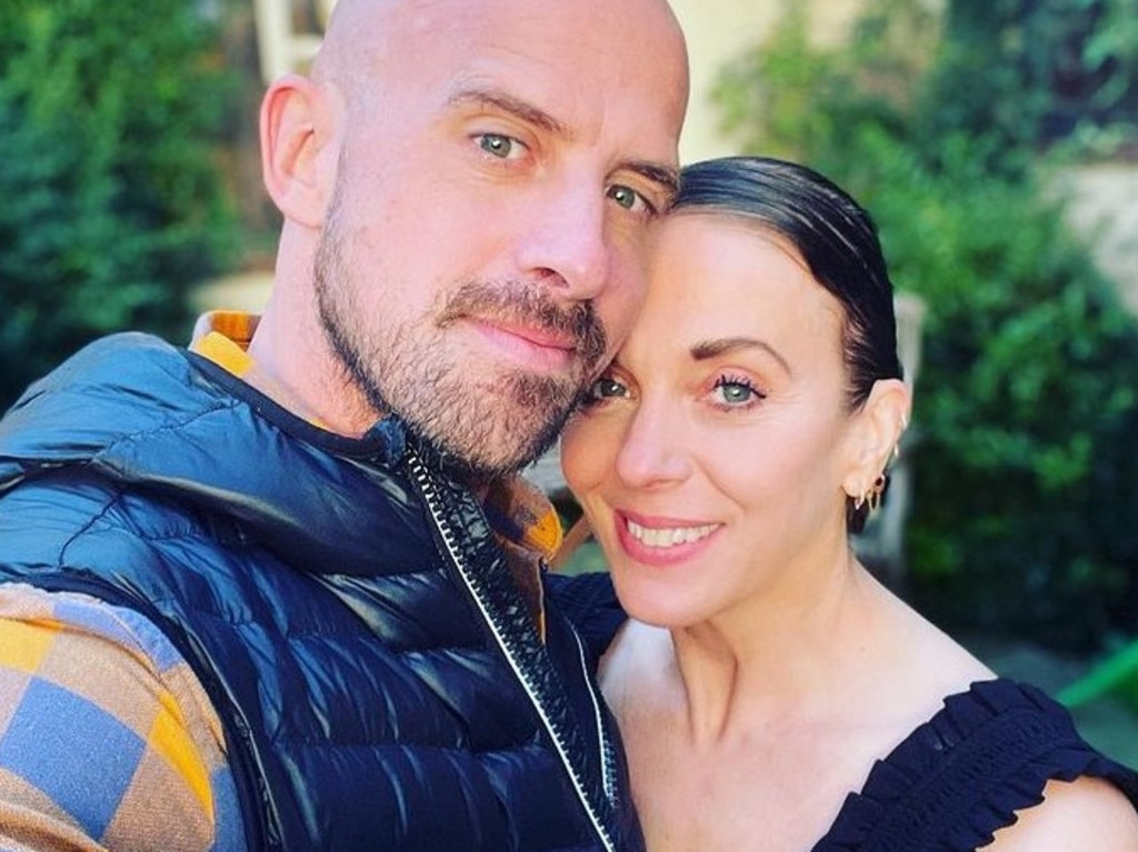 Jonathan Goodwin and Amanda Abbington. Picture: Instagram.