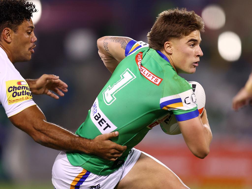 Chevy Stewart is a star of the future for the Raiders. Picture: Mark Nolan/Getty Images