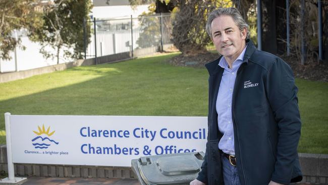 Clarence City Council, Alderman Brendan Blomeley. Picture: Chris Kidd