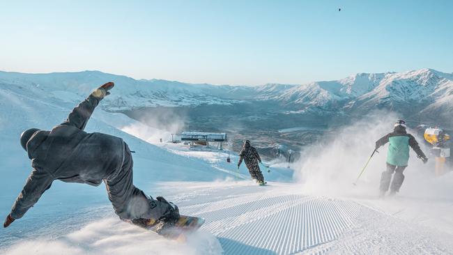 First Tracks at Coronet Peak.