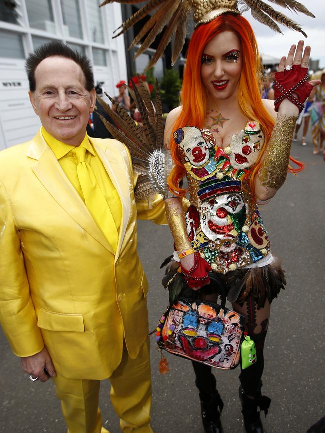 Gabi Grecko flashes her new engagement ring. Picture: Bradley Hunter