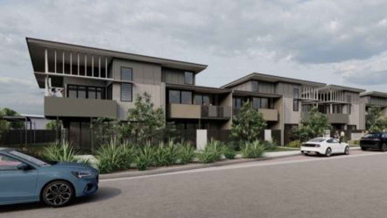 A development application has been lodged to build 22 townhouses in Brightwater.