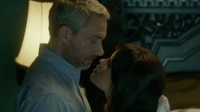 Martin Freeman and Jenna Ortega. Picture: Netflix