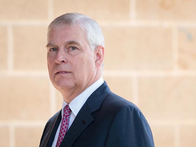 Prince Andrew during his visit to Perth last month. Picture: AAP