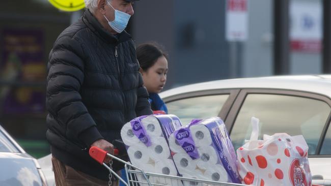 Panic buying has re-emerged amid fears of a second wave of COVID-19 in Victoria. Picture: Paul Jeffers