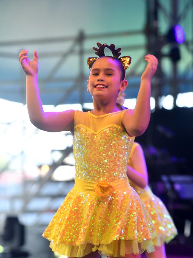 Carols by Candlelight at Riverway 2022. Performer from Croft-Gilchrist School of Dance. Picture: Evan Morgan