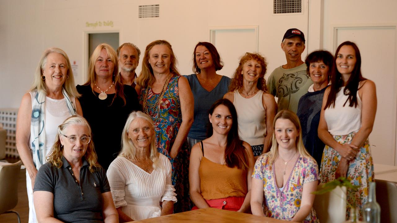 A group of volunteers gathered at Bangalow Bowling Club on Thursday, December 3 to join a video call for the announcement of the 2020 Volunteer of the Year Awards. Picture: Liana Boss