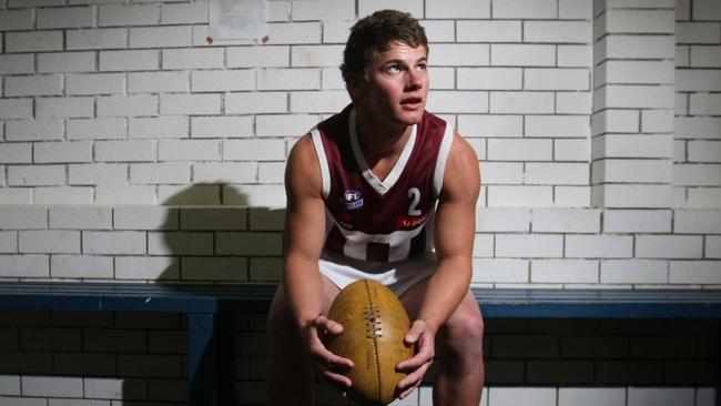 A 19-year-old Dayne Zorko during his time with Broadbeach in the AFLQ.