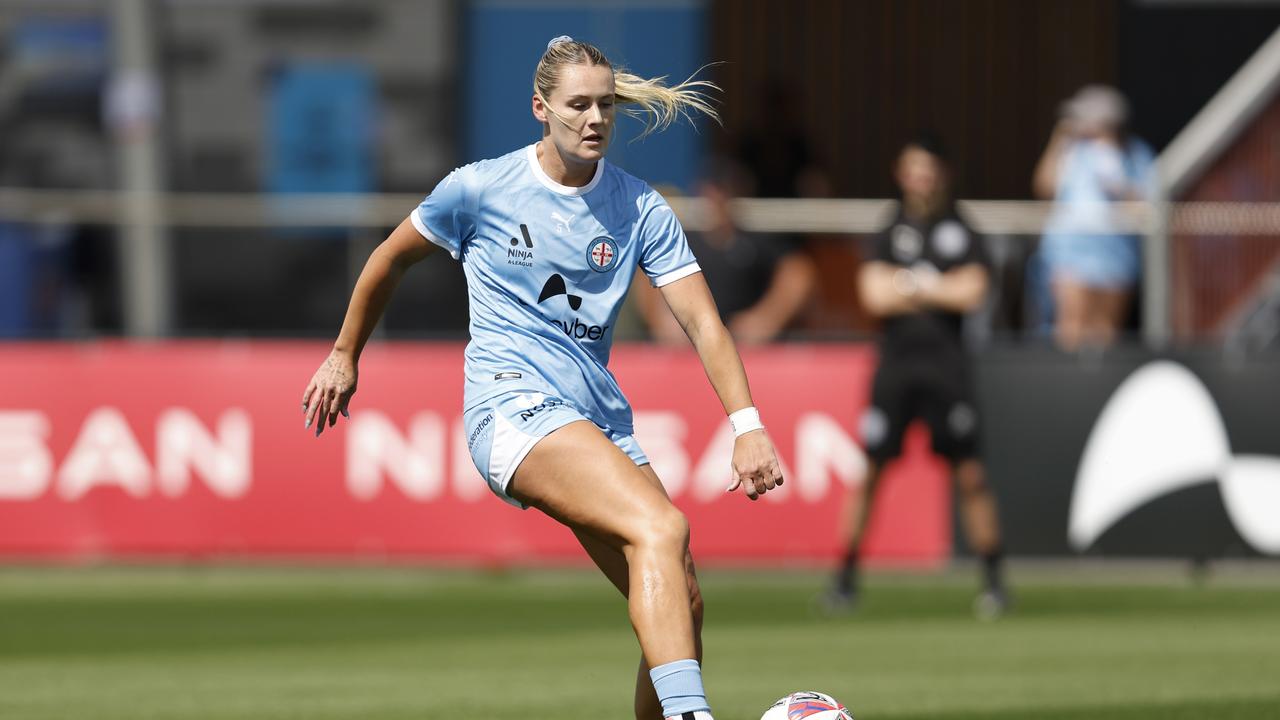 Taylor Otto in action for Melbourne City. Picture: Darrian Traynor/Getty Images