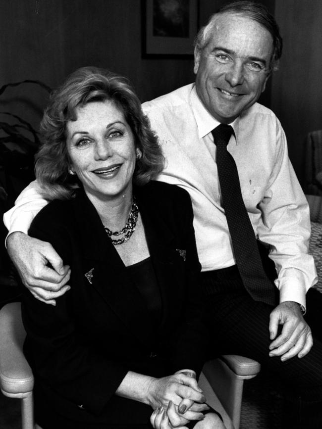 Ita Buttrose with her brother Will in 1992.