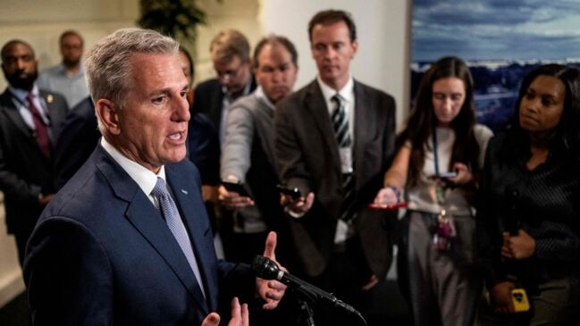 Watch: Speaker McCarthy Blames Biden for Imminent Government Shutdown