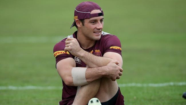 Cooper Cronk during team training at the Intercontinental Sanctuary Cove Resort training ground. Pics Adam Head