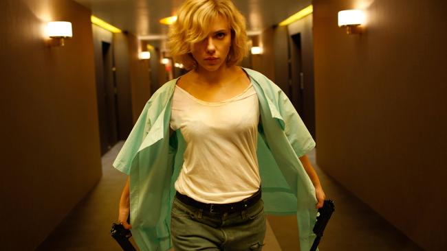 Scarlett Johansson in a scene from 2014 film Lucy.
