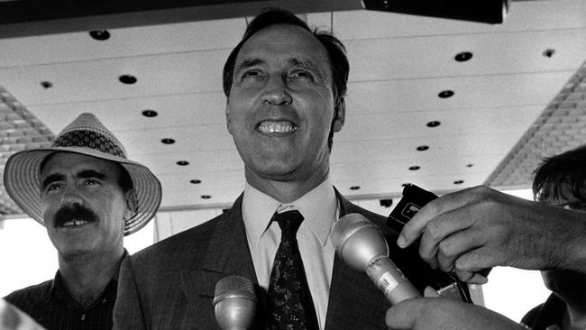 Prime Minister Paul Keating in Darwin.