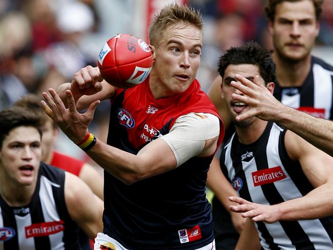 Bernie Vince had a super year for the Demons. Picture: Wayne Ludbey