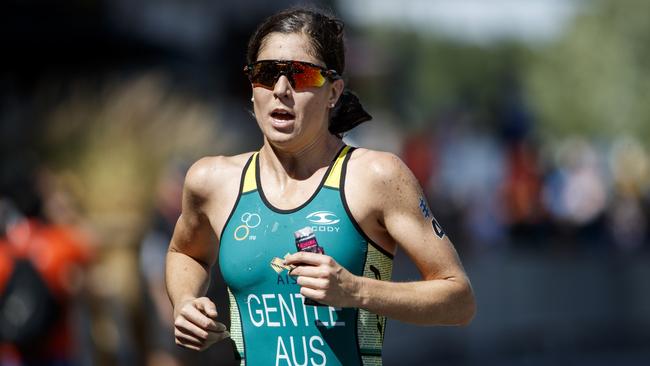 Ashleigh Gentle is a real Commonwealth Games medal hope. Picture: ITU Media/Wagner Araujo